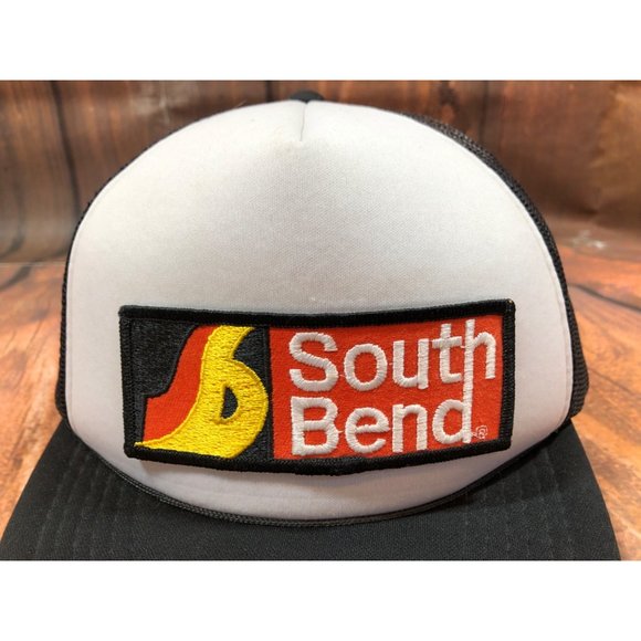 Vintage South Bend Mesh Trucker Hat Snapback YoungAn - Picture 2 of 7